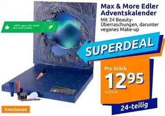 Action Max & More Edler Adventskalender 24-teilig Angebot