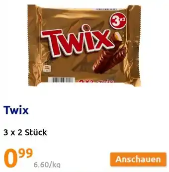 Action Twix 3 x 2 Stück Angebot