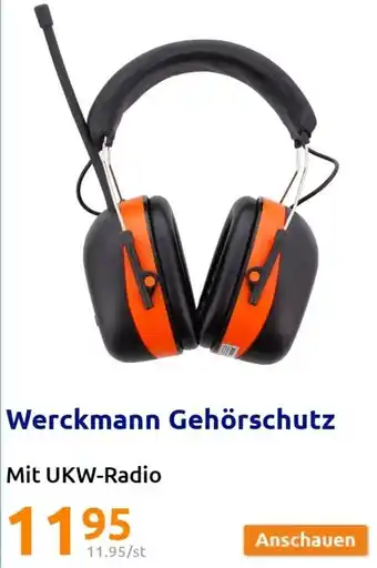 Action Werckmann Gehörschutz mit UKW Radio Angebot