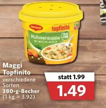 Combi Maggi Topfinito 380g Becher Angebot