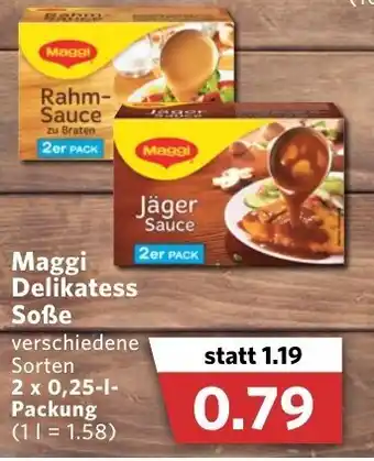 Combi Maggi Delikatess Soße 2x0,25L Angebot