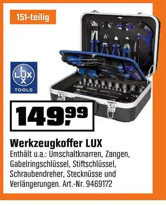 OBI Werkzeugkoffer LUX Angebot