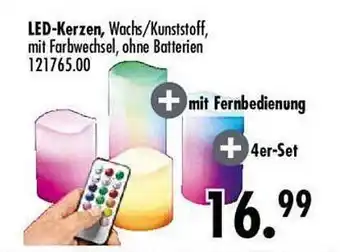 Möbel Boss Led-kerzen Angebot