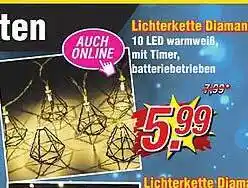 Wiglo Wunderland Liechterkette diamant Angebot