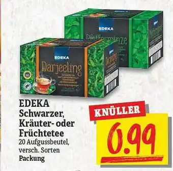 NP Discount Edeka schwarzer, kräuter- oder früchtetee Angebot