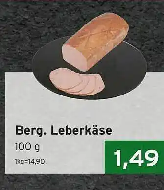 CAP Markt Berg. leberkäse Angebot