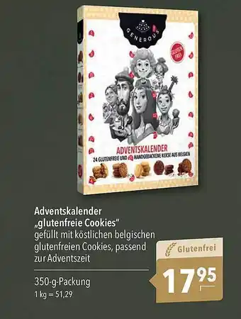 CITTI Markt Adventskalender „glutenfreie cookies“ Angebot