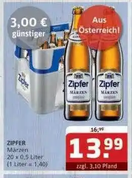 Getränke Quelle Zipfer Angebot