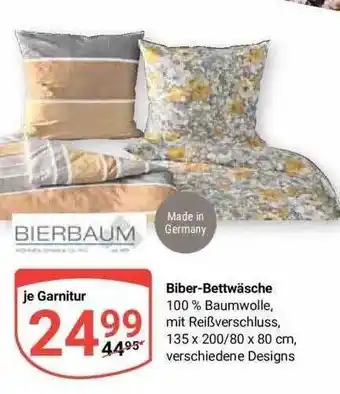 Globus Bierbaum biber-bettwäsche Angebot