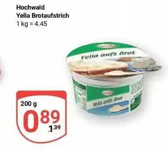 Globus Hochwald yella brotaufstrich Angebot