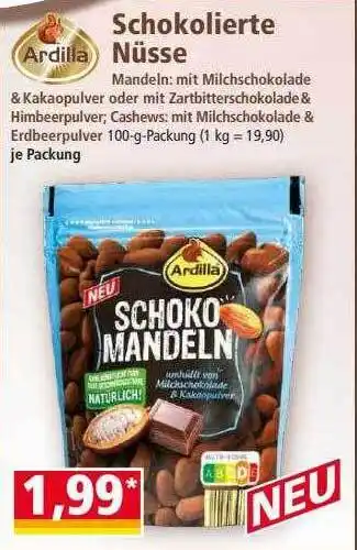 Norma Ardilla schokolierte nüsse Angebot