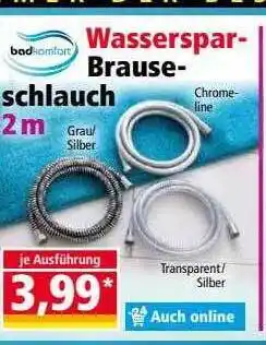 Norma Badkomfort wasserpar-brause-schlauch Angebot