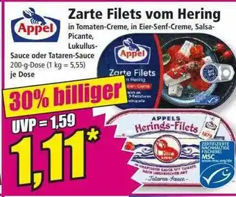 Norma Appel zarte filets vom hering Angebot