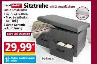 Norma Trendstabil sitztruhe Angebot