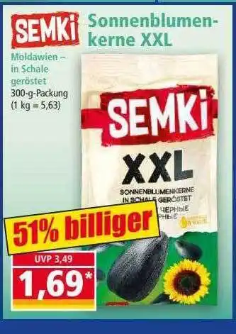 Norma Semki sonnenblumenkerne xxl Angebot