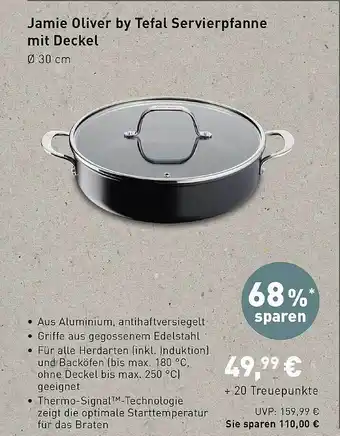 CITTI Markt Jamie oliver by tefal servierpfanne mit deckel Angebot