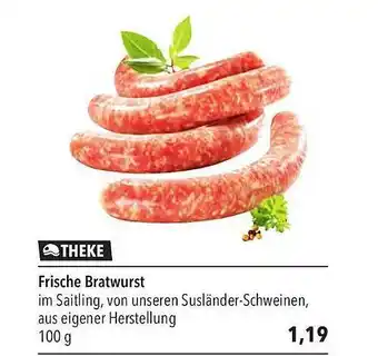 CITTI Markt Theke frische bratwurst Angebot