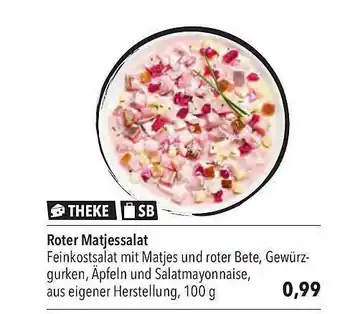 CITTI Markt Theke roter matjessalat Angebot