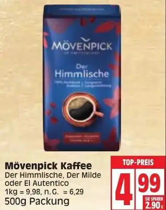 Edeka Mövenpick Kaffee 500g Packung Angebot