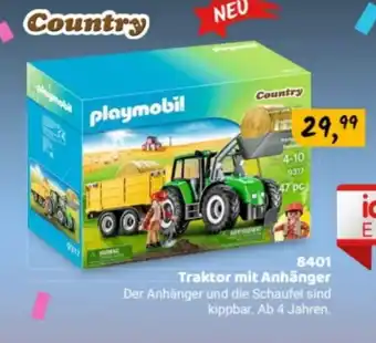 Idee+Spiel Playmobil Country Traktor mit Anhanger Angebot