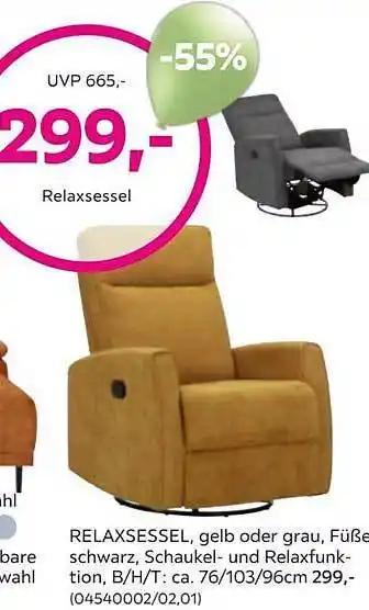 Mömax Relaxsessel Angebot