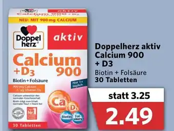 Combi Doppelherz aktiv Calcium 900+D3 Angebot