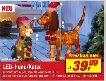 toom Baumarkt LED Hund/Katze Angebot