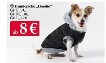 Woolworth Hundejacke „hoodie“ Angebot