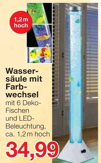 Jawoll Wassersäule mit Farbwechsel Angebot