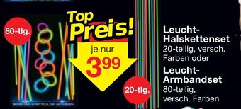 Jawoll Leucht Halskettenset oder Leucht Armbandset Angebot
