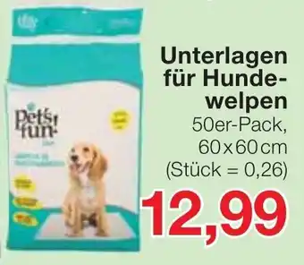 Jawoll Unterlagen für Hundewelpen 50er Pack Angebot