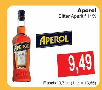 Getränke Göbel Aperol bitter aperitif 11% Angebot