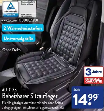 Aldi Nord Auto XS Beheizbarer Sitzaufleger Angebot