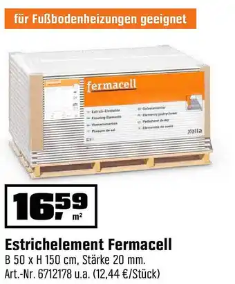 OBI Estrichelement Fermacell Angebot