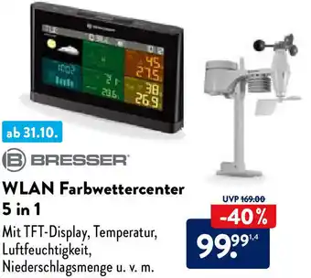 Aldi Nord Bresser WLAN Farbwettercenter 5in1 Angebot