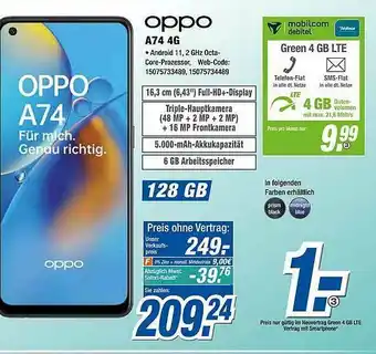 Expert Klein Oppo A74 4g Angebot