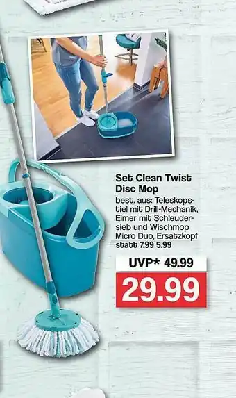 Famila Nord West Set Clean Twist Disc Mop Angebot