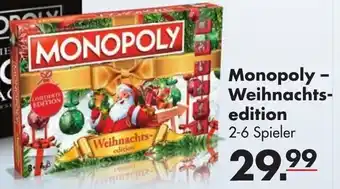 Handelshof Monopoly - Weihnachtsedition Angebot