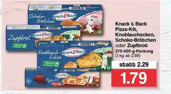 Famila Nord West Knack & Back Pizza-kit, Knobleauchecken, Schoko-brötchen Oder Zupfbrot Angebot