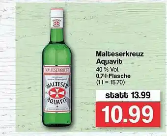 Famila Nord West Malteserkreuz Aquavit Angebot