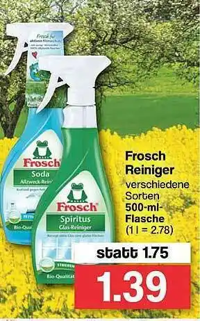 Famila Nord West Frosch Reiniger Angebot