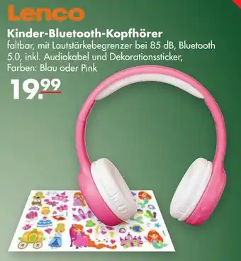 Handelshof Lenco Kinder Bluetooth Kopfhörer Angebot