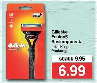 Famila Nord West Gillette Fusion5 Rasierapparat Angebot