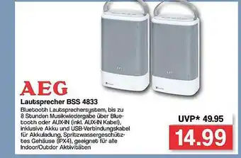 Famila Nord West Aeg Lautsprecher Bss 4833 Angebot