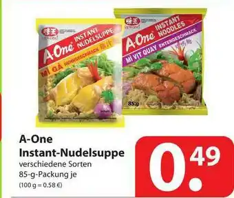 Famila Nord West A-one Instant Nudelsuppe Angebot