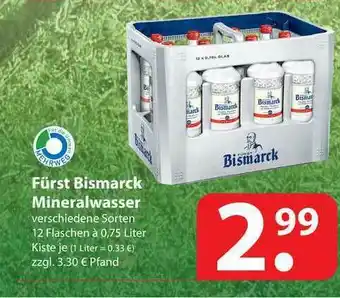 Famila Nord West Fürst Bismarck Mineralwasser Angebot