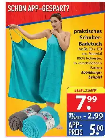 Famila Nord West Praktirisches Schulter Badetuch Angebot