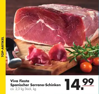 Handelshof Viva Fiesta Spanischer Serrano Schinken 2,3 kg Angebot