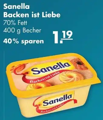 Handelshof Sanella Backen ist Liebe 400 g Becher Angebot