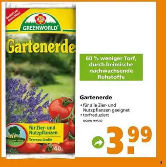 Globus Baumarkt Gartenerde Angebot